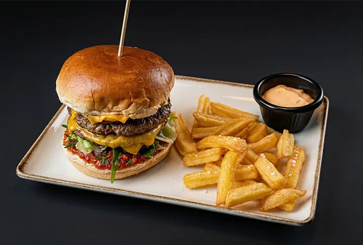 Double Hot Burger